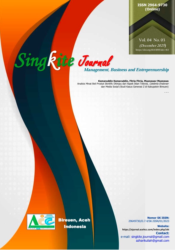 Lihat Vol 4 No 3 (2025): Singkite Journal, December 2025 (On Process)