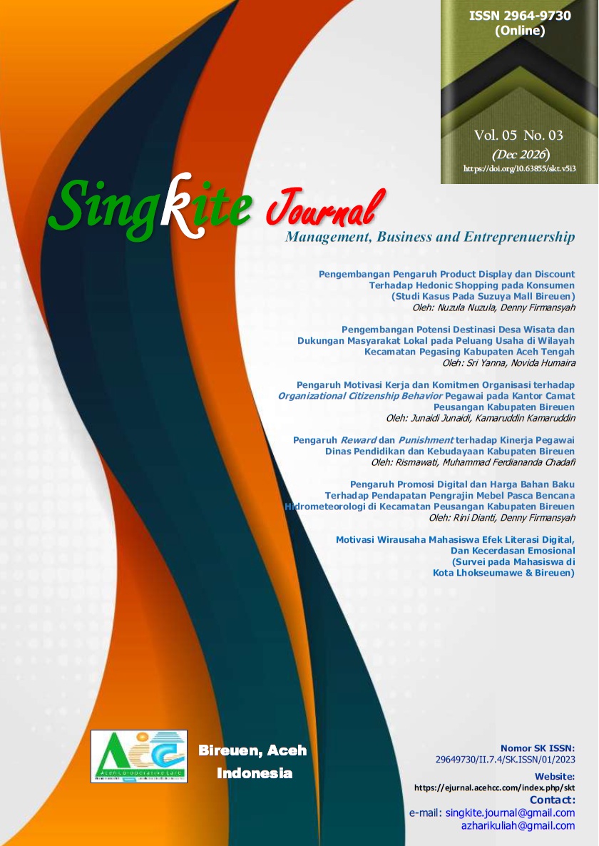 					Lihat Vol 5 No 3 (2026): Singkite Journal, December 2026
				